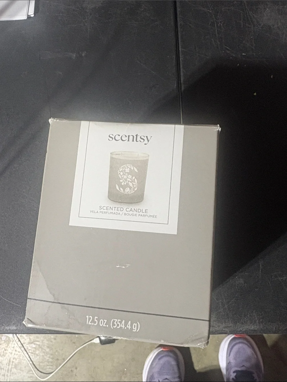 Scentsy Gray Decorative Scented Candle